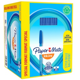[77113] SPECIAL PACK 80+20PENNA SFERA InkJoy 100 BLU 1.0MM PAPERMATE