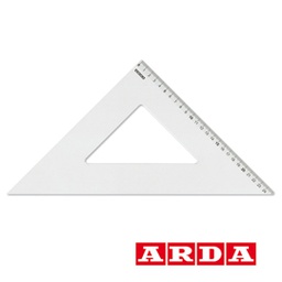 [34893] SQUADRA PROFIL ALLUMINIO 45  35CM ARDA