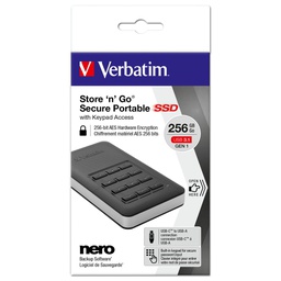 [VERB53402] SSD Store 'n' Go Portable con tastierino numerico 256 GB USB 3.1