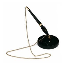 [26266] STILOFORO CON BASE MARMO NERO ART.1703-N