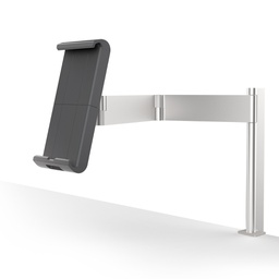 [80234] SUPPORTO TABLET 7-13'' da BANCO con BRACCIO Tablet Holder Clamp Durable