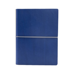 [94587] Taccuino EVO CIAK f.to 15x21cm fogli bianchi copertina blu INTEMPO
