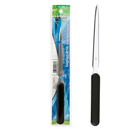[34425] TAGLIACARTE ACCIAIO 19CM IMPUGNATURA IN ABS ART.084
