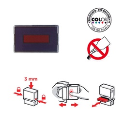 [38144] TAMPONE COLOP E/2600/2 ROSSO-BLU