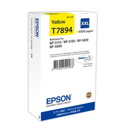 [EPST789440] TANICA INCHIOSTRO A PIGMENTI GIALLO EPSON DURABRITE ULTRA SERIE T789 XXL