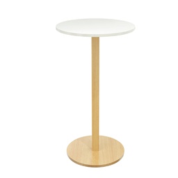 [82923] Tavolo alto D60 x H110cm Bianco Woody Paperflow