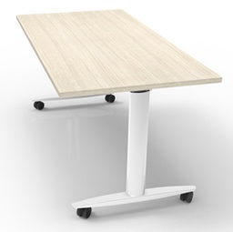 [82896] Tavolo multifunzione c/ruote 160x80xH73,7cm Rovere - Taxi