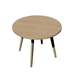 [92482] Tavolo riunione tondo D100cm Rovere/Rovere Woody