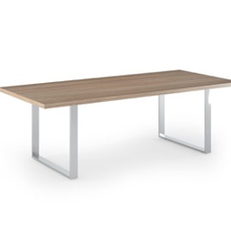 [74334] TAVOLO RIUNIONI 220x100cm CILIEGIO AR.- PRESTIGE METAL