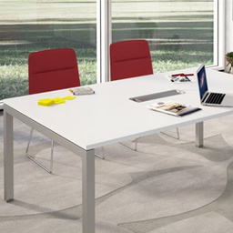 [79926] TAVOLO RIUNIONI 6 Posti 160X120xH74,4cm BIANCO - AGORA'