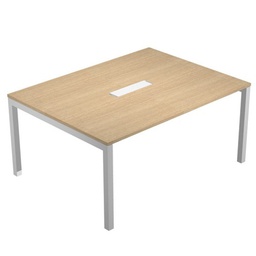 [79925] TAVOLO RIUNIONI 6 Posti 160X120xH74,4cm ROVERE - AGORA'