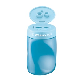 [79895] TEMPERAMATITE EASY 3 FORI C/CONTENITORE ERGONOMICO BLU PER MANCINI STABILO