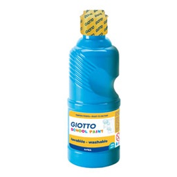[64462] TEMPERA PRONTA 250ML lavabile GIOTTO CYANO
