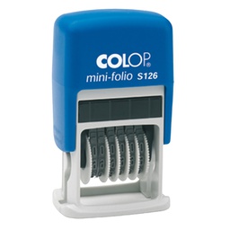 [38118] Timbro mini numeratore S126 6colonne 3,8mm autoinchiostrante COLOP