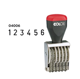 [38137] TIMBRO NUMERATORE 6 COLONNE 4MM 4006 COLOP
