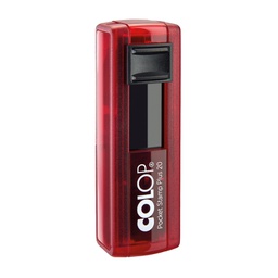[80452] Timbro Pocket Stamp Plus 20 14x38mm 4righe autoinchiostrante rosso COLOP