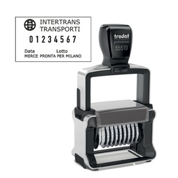 [83128] Timbro Professional 4.0 55510/PL NUMERATORE 10 colonne 5mm autoinch. TRODAT