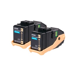 [EPSS050608] TONER CARTRIDGE ACUBRITE CIANO (S050604, IN CONFEZIONE DOPPIA