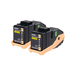 [EPSS050606] TONER CARTRIDGE ACUBRITE GIALLO (S050602, IN CONFEZIONE DOPPIA
