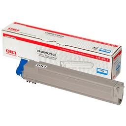 [OKIC9600C] TONER CIANO C9600 C9800 C9800 MFP