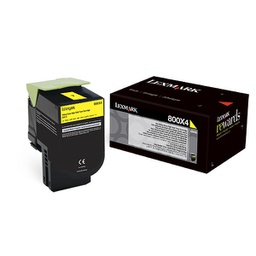 [IBM80C0X40] TONER GIALLO 800X4 ALTISSIMA CAPACITA' CX410DE/ CX510