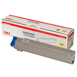 [OKIC9600Y] TONER GIALLO C9600 C9800 C9800 MFP