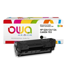 [ARMK11997] TONER NERO ARMOR PER HP LASERJET 1010 1012 1015 1020 1022 M1005 AIO 3015