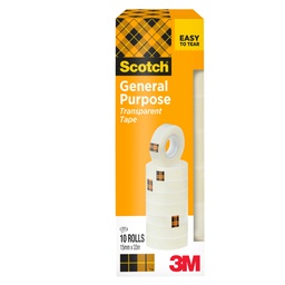 [45173] TORRE 10 RT NASTRO ADESIVO Scotch® 508 15MMX33M IN PPL