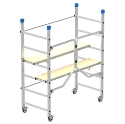 [80748] TRABATTELLO in ALLUMINIO 168x75cm - H180cm Dinamico
