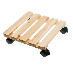 [91937] Trolley portavaso in legno 30x30cm