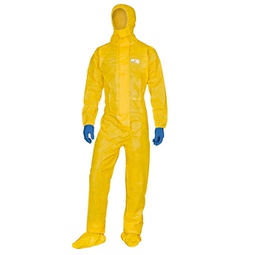 [89984] Tuta di protez. da rischio chimico DT300 Tg L giallo Deltachem