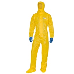 [89983] Tuta di protez. da rischio chimico DT300 Tg M giallo Deltachem