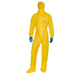 [89983] Tuta di protez. da rischio chimico DT300 Tg M giallo Deltachem