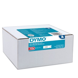 [89505] Value Pack 10 Nastri Dymo Tipo D1 (9mmX7mt nero/bianco S0720680