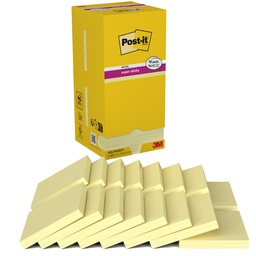 [74003] VALUE PACK 14+2 BLOCCO 90fg Post-it® Super Sticky Giallo Canary 76x76mm