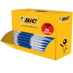 [83330] Value pack 30+6 penne sfera scatto Atlantis blu 1.0mm Bic