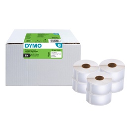[93274] Value pack 6 rotoli etichette multi-uso 57x32mm bianco (1000 etic/rt Dymo LW