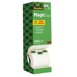 [84039] Value Pack 7+1 nastri adesivi Scotch® Magic 810 19mmx33mt
