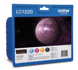 [BROLC1220VP] VALUE PACK CARTUCCIA BK/C/M/Y DCP-J525W 925DW MFC J430W J625DW J825DW