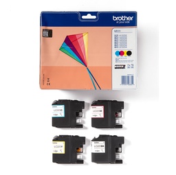[BROLC223VALBP] VALUE PACK NERO CIANO MAGENTA GIALLO LC223