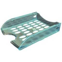 [47807] Vaschetta portacorrispondenza forate E040 azzurro trasp.FELLOWES