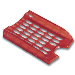 [47808] Vaschetta portacorrispondenza forate E040 rosso trasp.FELLOWES