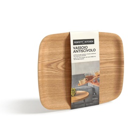 [91153] Vassoio antiscivolo in legno frassino 36x28cm