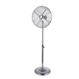 [90701] VENTILATORE Cromo 45 da Terra piantana in metallo
