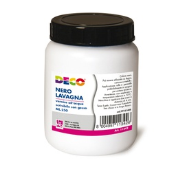 [82009] Vernice lavagna all'acqua nero 250ml DECO