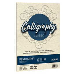 [100409] Carta Calligraphy Pergamena 190gr A3 250fg naturale 06 Favini