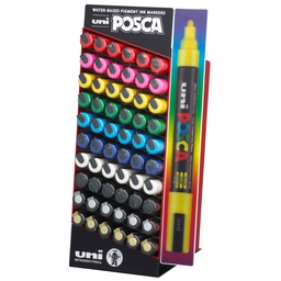 [78110] Expo marcatore Uni Posca PC5M - 60 pezzi - colori assortiti - Uni