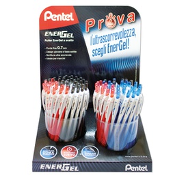 [87297] Expo 120 roller scatto Energel Slim colori assortiti Pentel