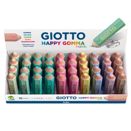 [87324] Happy Gomma Pastel - colori assortiti - Giotto
