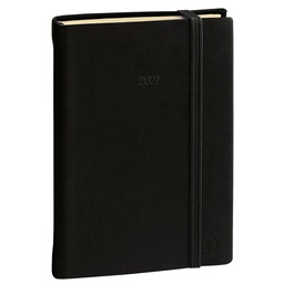 [92981] Agenda settimanale Ministro Prestige 16x24cm Silk nero 2027 Quo Vadis